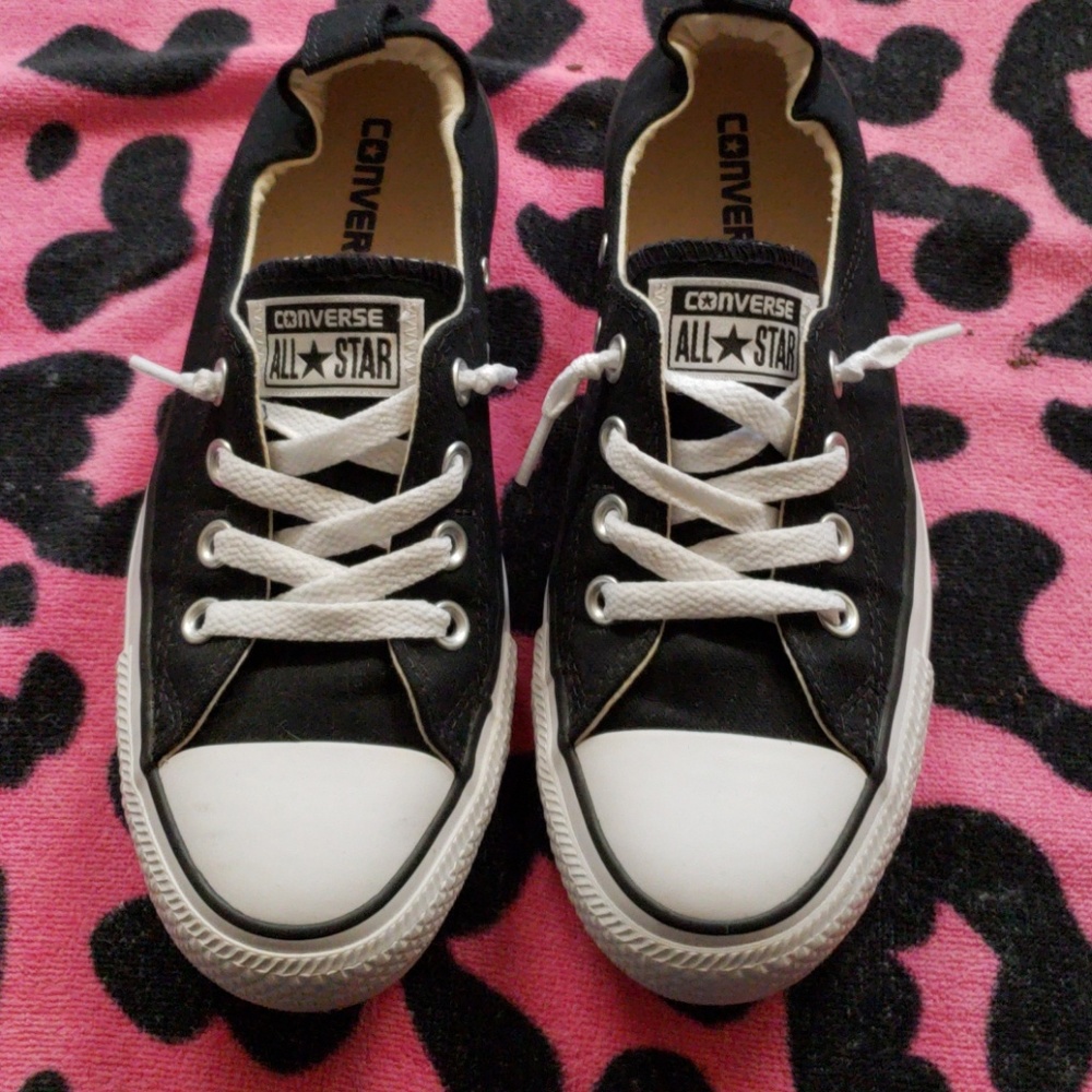Converse shoreline black and white size 7